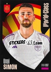 Sticker Unai Simón - FIFA World Class 2024
 - Panini