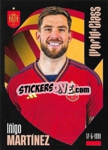 Sticker Iñigo Martínez - FIFA World Class 2024
 n. 312 - Panini
