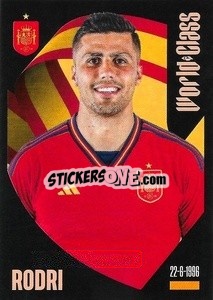 Sticker Rodri - FIFA World Class 2024
 n. 316 - Panini