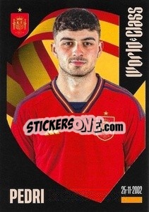 Sticker Pedri - FIFA World Class 2024
 n. 317 - Panini