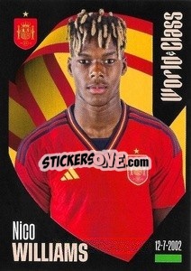Sticker Nico Williams - FIFA World Class 2024
 n. 322 - Panini