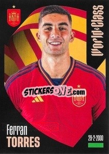 Sticker Ferran Torres - FIFA World Class 2024
 n. 323 - Panini