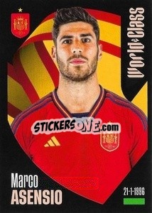 Sticker Marco Asensio - FIFA World Class 2024
 n. 325 - Panini