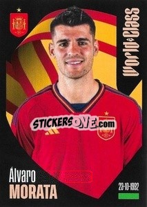 Sticker Alvaro Morata - FIFA World Class 2024
 - Panini
