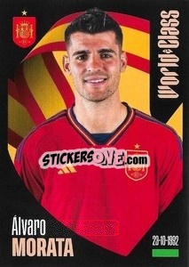 Sticker Alvaro Morata - FIFA World Class 2024
 n. 326 - Panini