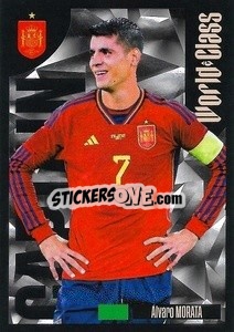 Sticker Álvaro Morata – Captain - FIFA World Class 2024
 n. 328 - Panini