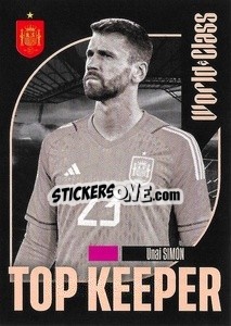 Sticker Unai Simón – Top Keeper - FIFA World Class 2024
 n. 329 - Panini