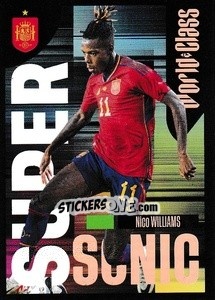 Sticker Nico Williams – Supersonic - FIFA World Class 2024
 n. 331 - Panini