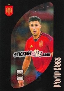Sticker Rodri – Line-up - FIFA World Class 2024
 - Panini