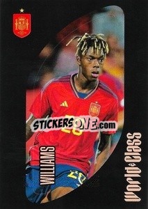 Sticker Nico Williams – Line-up - FIFA World Class 2024
 n. 344 - Panini