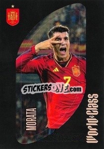 Sticker Álvaro Morata – Line-up - FIFA World Class 2024
 n. 345 - Panini