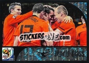 Sticker Netherlands – 2nd place 2010 FIFA World Cup South Africa