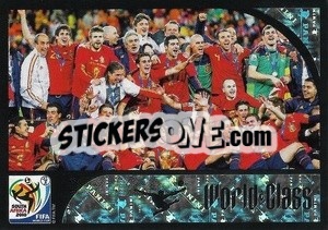 Sticker Spain – Winner 2010 Fifa World Cup South Africa - FIFA World Class 2024
 n. 351 - Panini