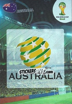 Sticker Australia - FIFA World Cup Brazil 2014. Adrenalyn XL - Panini