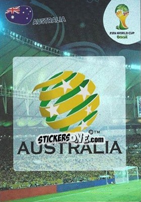 Sticker Australia - FIFA World Cup Brazil 2014. Adrenalyn XL n. 19 - Panini