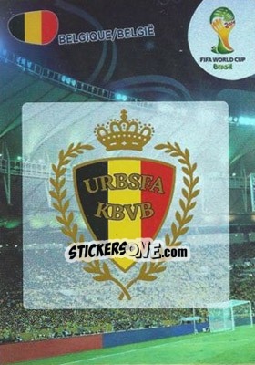 Sticker Belgique/België - FIFA World Cup Brazil 2014. Adrenalyn XL n. 25 - Panini