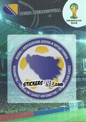 Sticker Bosna i Hercegovina - FIFA World Cup Brazil 2014. Adrenalyn XL - Panini