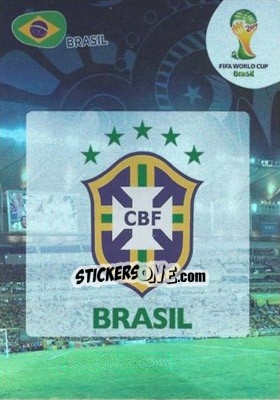 Sticker Brasil - FIFA World Cup Brazil 2014. Adrenalyn XL n. 46 - Panini