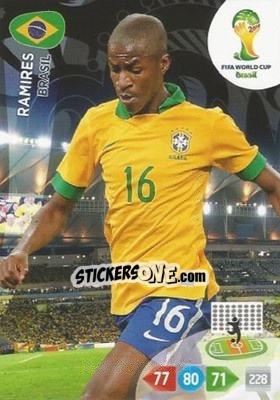 Sticker Ramires - FIFA World Cup Brazil 2014. Adrenalyn XL - Panini