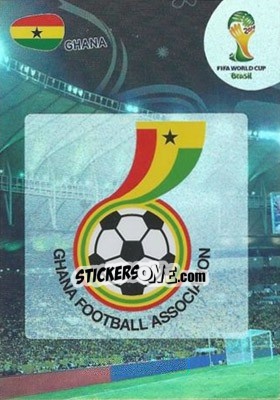 Sticker Ghana - FIFA World Cup Brazil 2014. Adrenalyn XL n. 169 - Panini