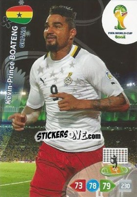 Cromo Kevin-Prince Boateng - FIFA World Cup Brazil 2014. Adrenalyn XL - Panini