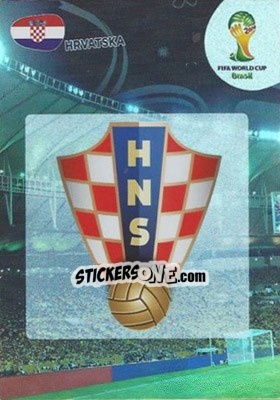 Sticker Hrvatska - FIFA World Cup Brazil 2014. Adrenalyn XL n. 193 - Panini