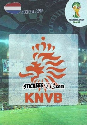 Sticker Nederland - FIFA World Cup Brazil 2014. Adrenalyn XL n. 250 - Panini