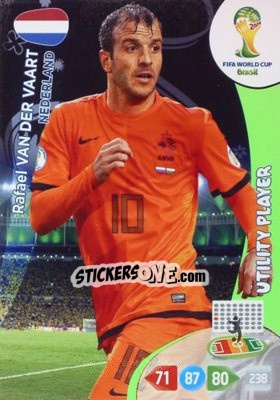 Sticker Rafael van der Vaart - FIFA World Cup Brazil 2014. Adrenalyn XL - Panini