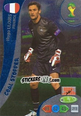 Sticker Hugo Lloris - FIFA World Cup Brazil 2014. Adrenalyn XL n. 358 - Panini