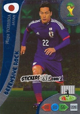 Sticker Maya Yoshida - FIFA World Cup Brazil 2014. Adrenalyn XL n. 375 - Panini