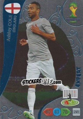 Sticker Ashley Cole - FIFA World Cup Brazil 2014. Adrenalyn XL - Panini