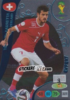 Sticker Tranquillo Barnetta - FIFA World Cup Brazil 2014. Adrenalyn XL n. 385 - Panini
