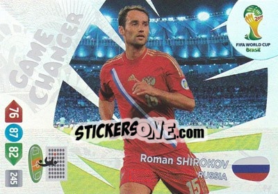 Figurina Roman Shirokov - FIFA World Cup Brazil 2014. Adrenalyn XL - Panini