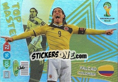 Sticker Falcao - FIFA World Cup Brazil 2014. Adrenalyn XL - Panini