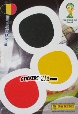 Sticker Fan supporter card - FIFA World Cup Brazil 2014. Adrenalyn XL - Panini