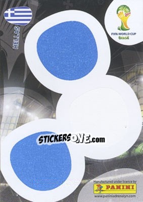 Sticker Fan supporter card - FIFA World Cup Brazil 2014. Adrenalyn XL - Panini