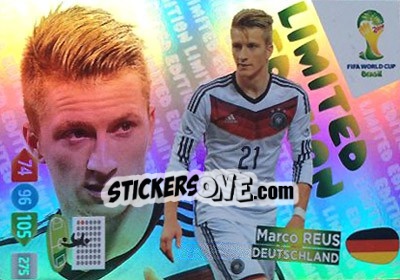 Figurina Marco Reus - FIFA World Cup Brazil 2014. Adrenalyn XL - Panini