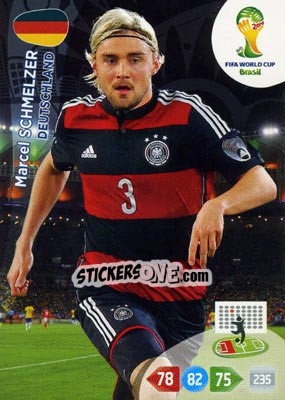 Cromo Marcel Schmelzer - FIFA World Cup Brazil 2014. Adrenalyn XL - Panini