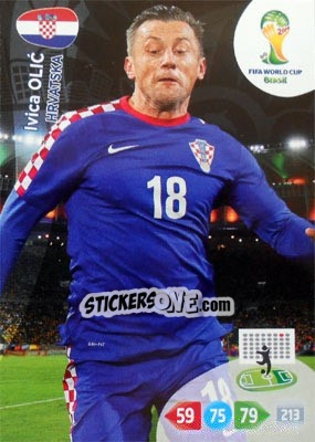 Sticker Ivica Olic - FIFA World Cup Brazil 2014. Adrenalyn XL - Panini