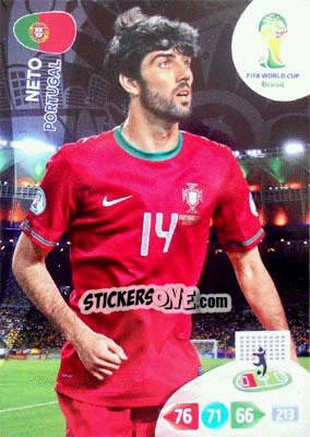 Sticker Luis Neto - FIFA World Cup Brazil 2014. Adrenalyn XL - Panini