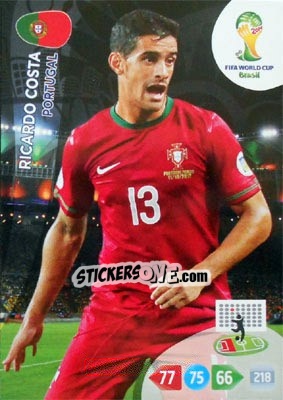 Cromo Ricardo Costa - FIFA World Cup Brazil 2014. Adrenalyn XL - Panini