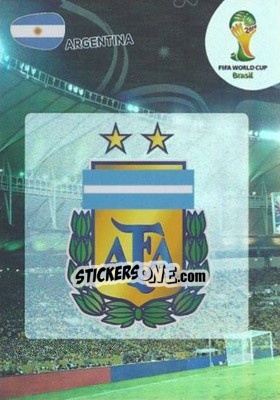 Sticker Argentina - FIFA World Cup Brazil 2014. Adrenalyn XL n. 7 - Panini