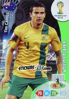 Sticker Tim Cahill - FIFA World Cup Brazil 2014. Adrenalyn XL n. 23 - Panini