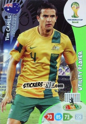 Cromo Tim Cahill - FIFA World Cup Brazil 2014. Adrenalyn XL - Panini