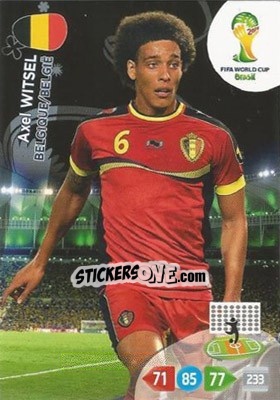 Sticker Axel Witsel - FIFA World Cup Brazil 2014. Adrenalyn XL n. 30 - Panini