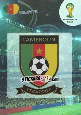 Sticker Cameroun - FIFA World Cup Brazil 2014. Adrenalyn XL n. 61 - Panini