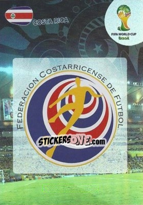 Cromo Costa Rica - FIFA World Cup Brazil 2014. Adrenalyn XL - Panini