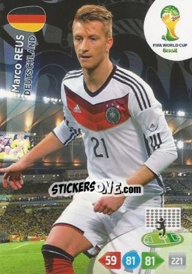 Sticker Marco Reus - FIFA World Cup Brazil 2014. Adrenalyn XL n. 116 - Panini