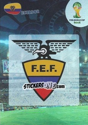 Sticker Ecuador - FIFA World Cup Brazil 2014. Adrenalyn XL - Panini
