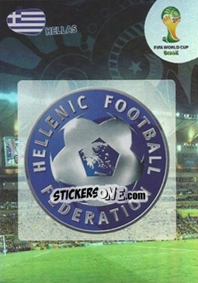 Sticker Hellas - FIFA World Cup Brazil 2014. Adrenalyn XL - Panini
